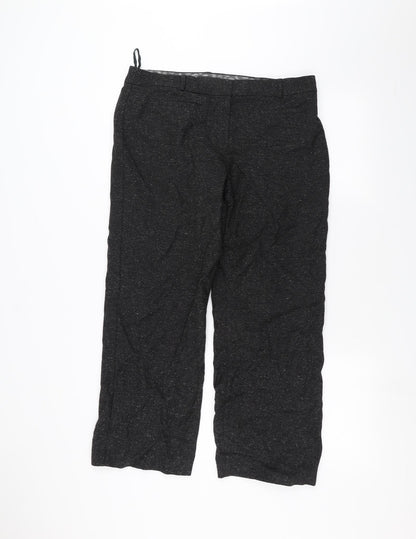 Marks and Spencer Womens Black   Trousers  Size 14 L25 in