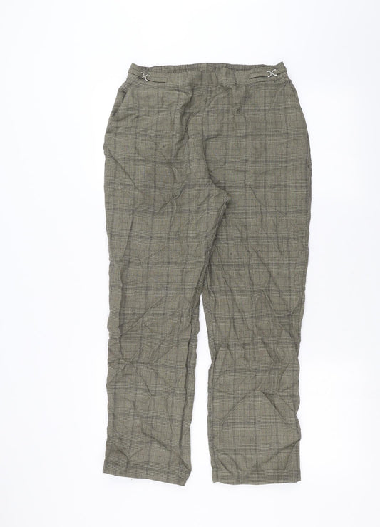 Womens UK Size 12 BHS Regular Fit  Brown Trousers