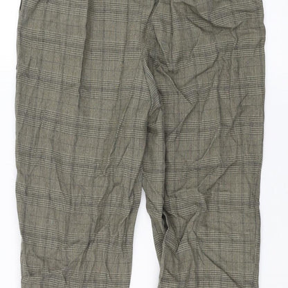 Womens UK Size 12 BHS Regular Fit  Brown Trousers