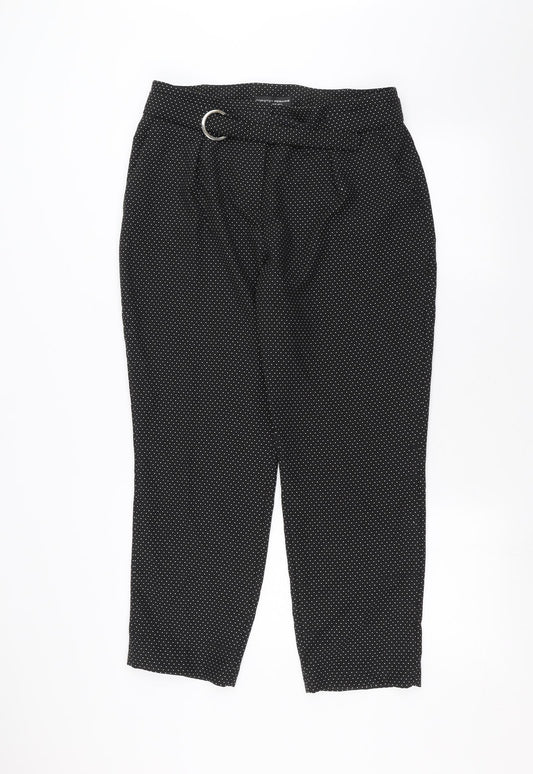 Womens UK Size 14 Dorothy Perkins Regular Fit  Black Trousers