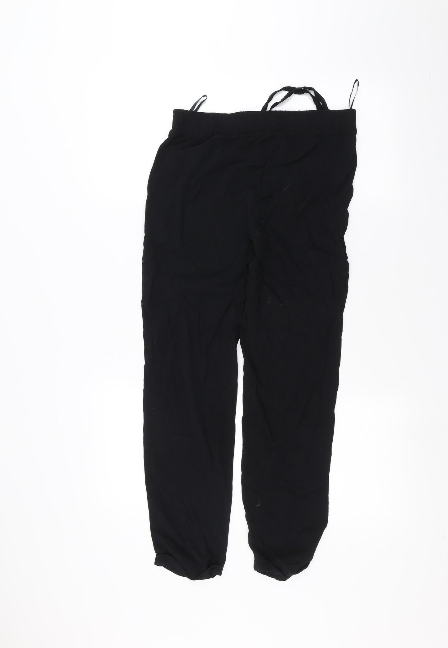 Primark Womens Black   Trousers  Size 10 L23 in