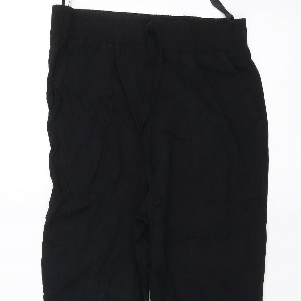 Primark Womens Black   Trousers  Size 10 L23 in