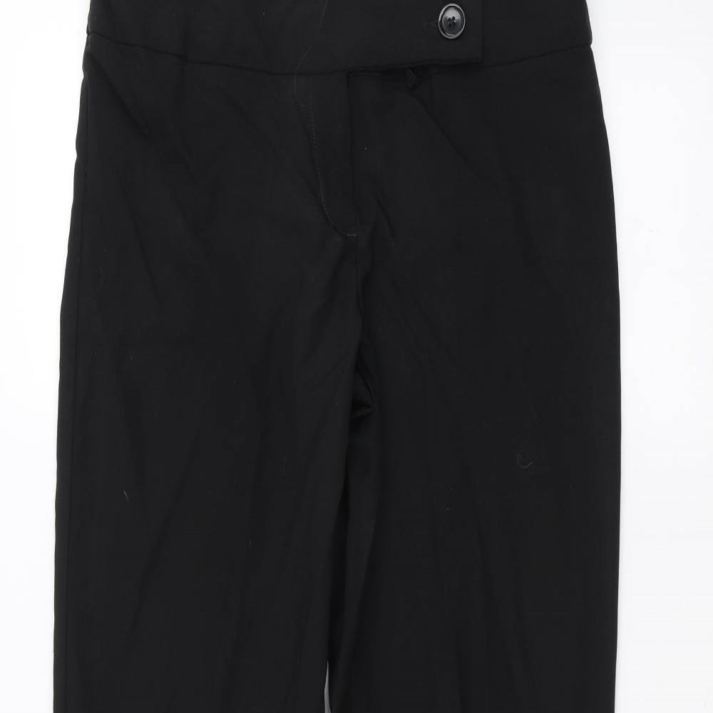 George Womens Black   Trousers  Size 12 L27 in