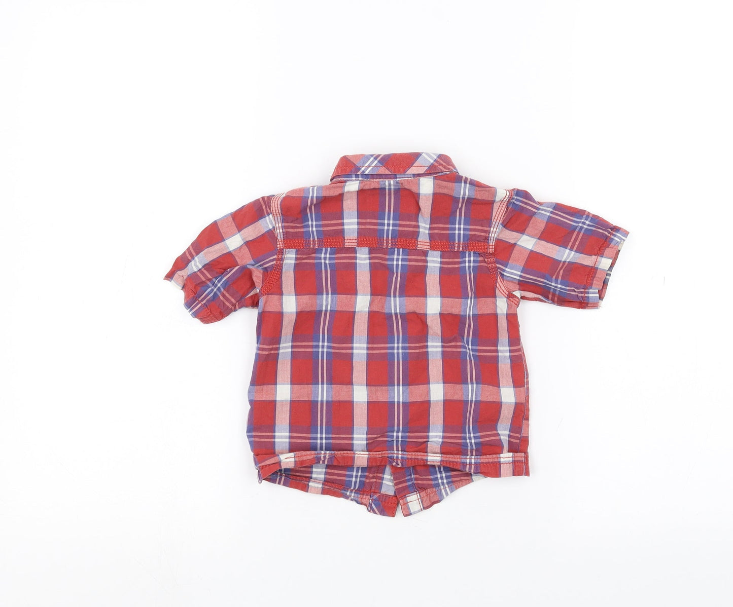 TU Baby Red   Basic Button-Up Size 9-12 Months