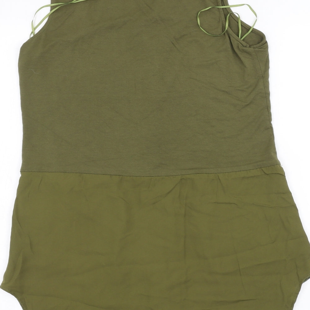 TU Womens Green   Basic Button-Up Size 10