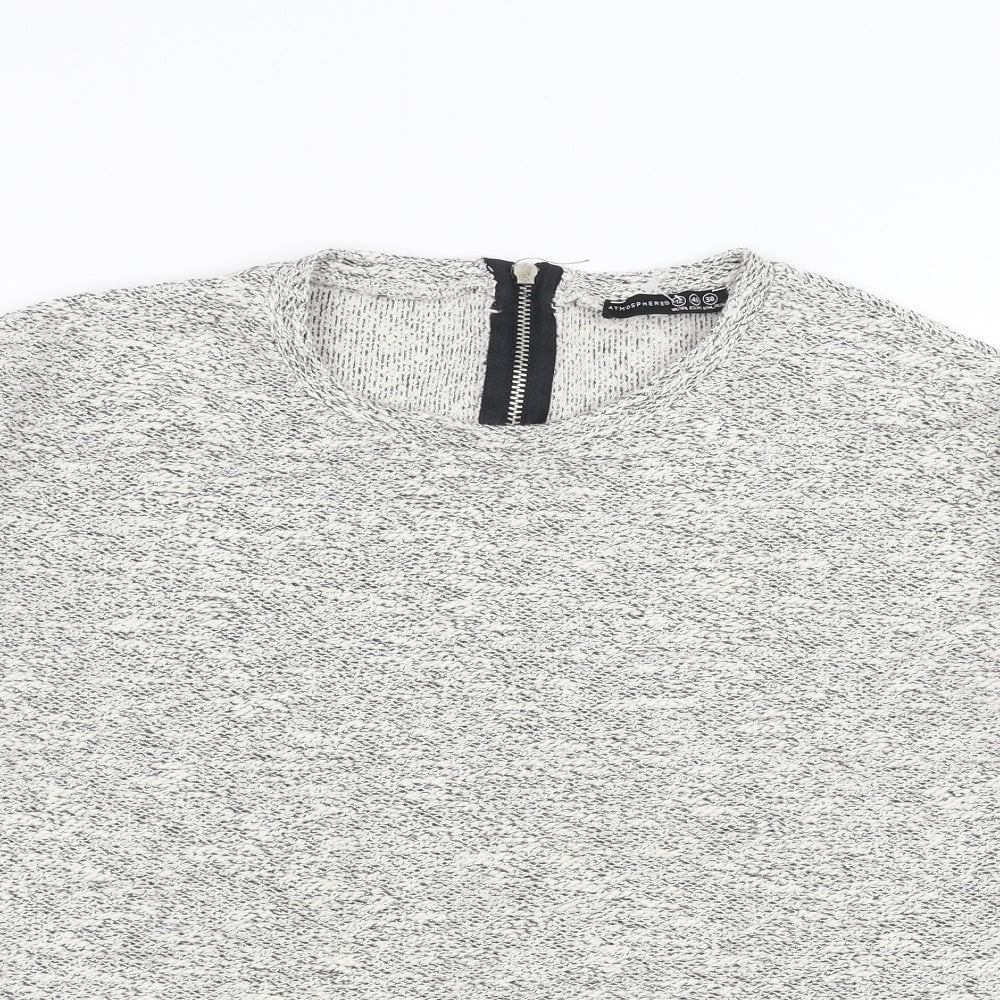 Womens UK Size 12 Atmosphere Grey Pullover Jumper