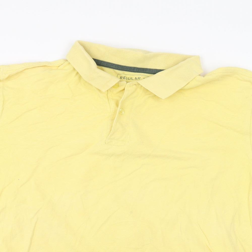 Primark Mens Yellow    Polo Size XL