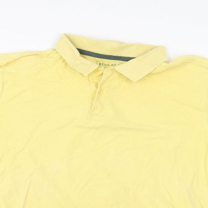 Primark Mens Yellow    Polo Size XL