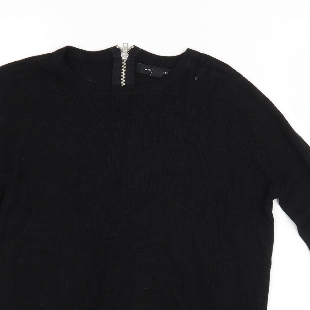Womens UK Size 6 Atmosphere Black Basic Blouse