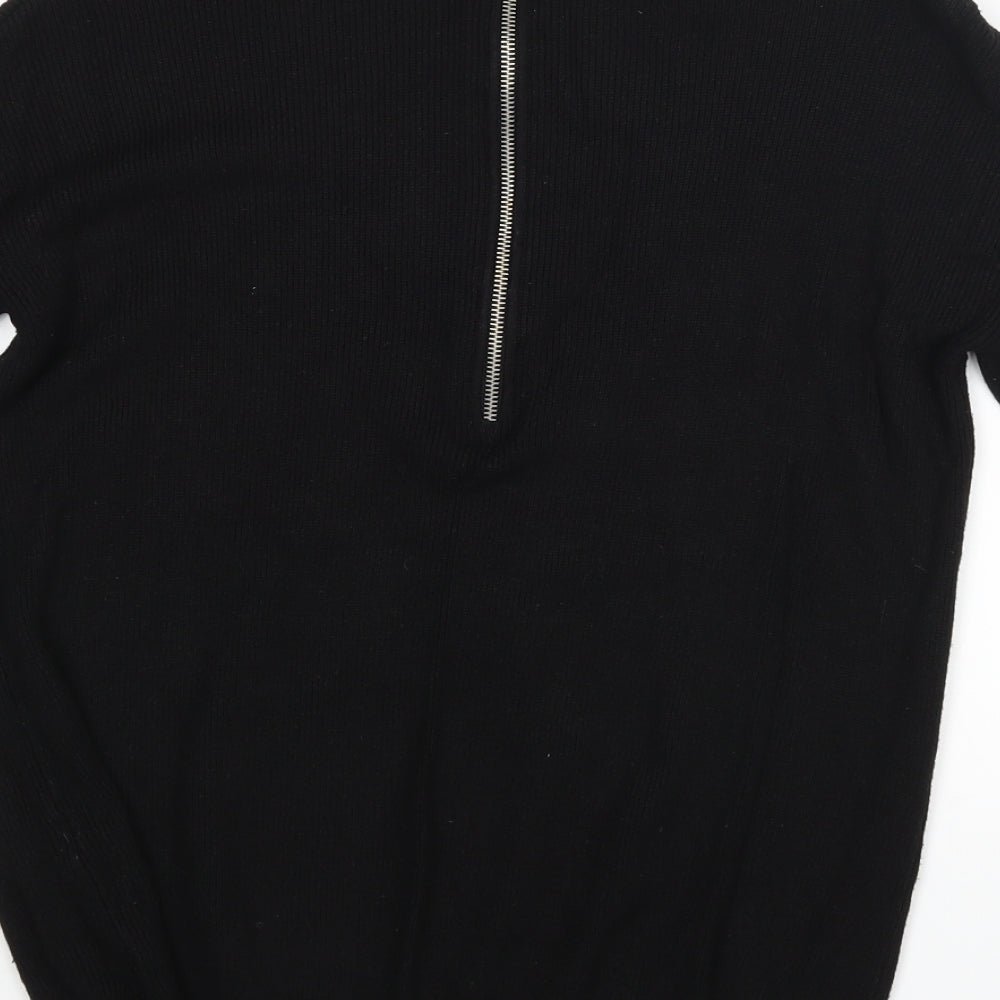Womens UK Size 6 Atmosphere Black Basic Blouse