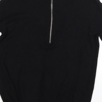 Womens UK Size 6 Atmosphere Black Basic Blouse