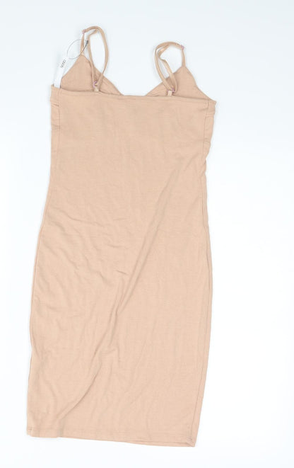 ASOS Womens Beige   Pencil Dress  Size 6