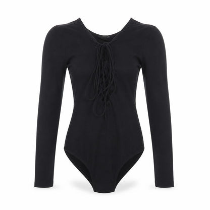 Front view of Topashop women’s black playsuit one-piece, size UK 8