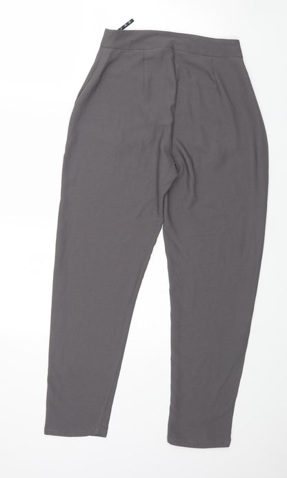 Womens UK Size 8 Atmosphere Regular Fit Dress Pants Grey Trousers