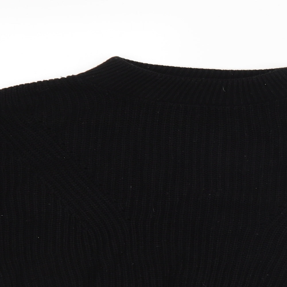 Boohoo Womens Black   Pullover Jumper Size S
