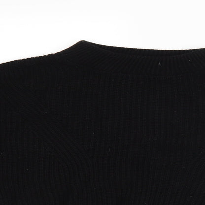 Boohoo Womens Black   Pullover Jumper Size S