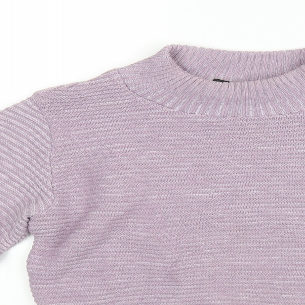 Womens UK Size 6 PRETTYLITTLETHING Purple Pullover Jumper