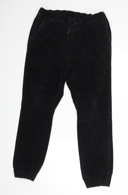 Womens UK Size M H&M Regular Fit  Black Trousers