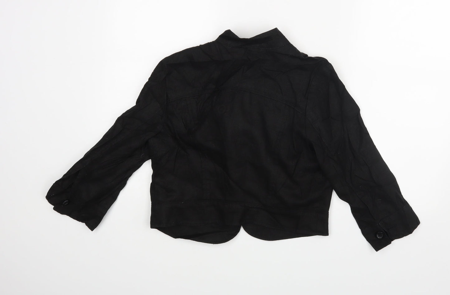 Womens UK Size 34 H&M Black Jacket