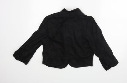 Womens UK Size 34 H&M Black Jacket