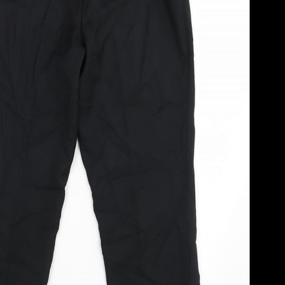 M&S Womens Black   Dress Pants Trousers Size 12 L27 in