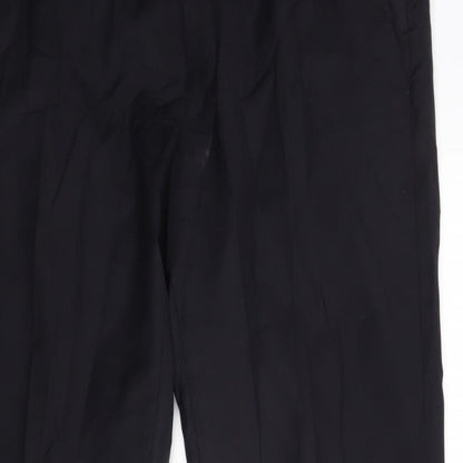 M&S Mens Blue   Dress Pants Trousers Size 32 L29 in