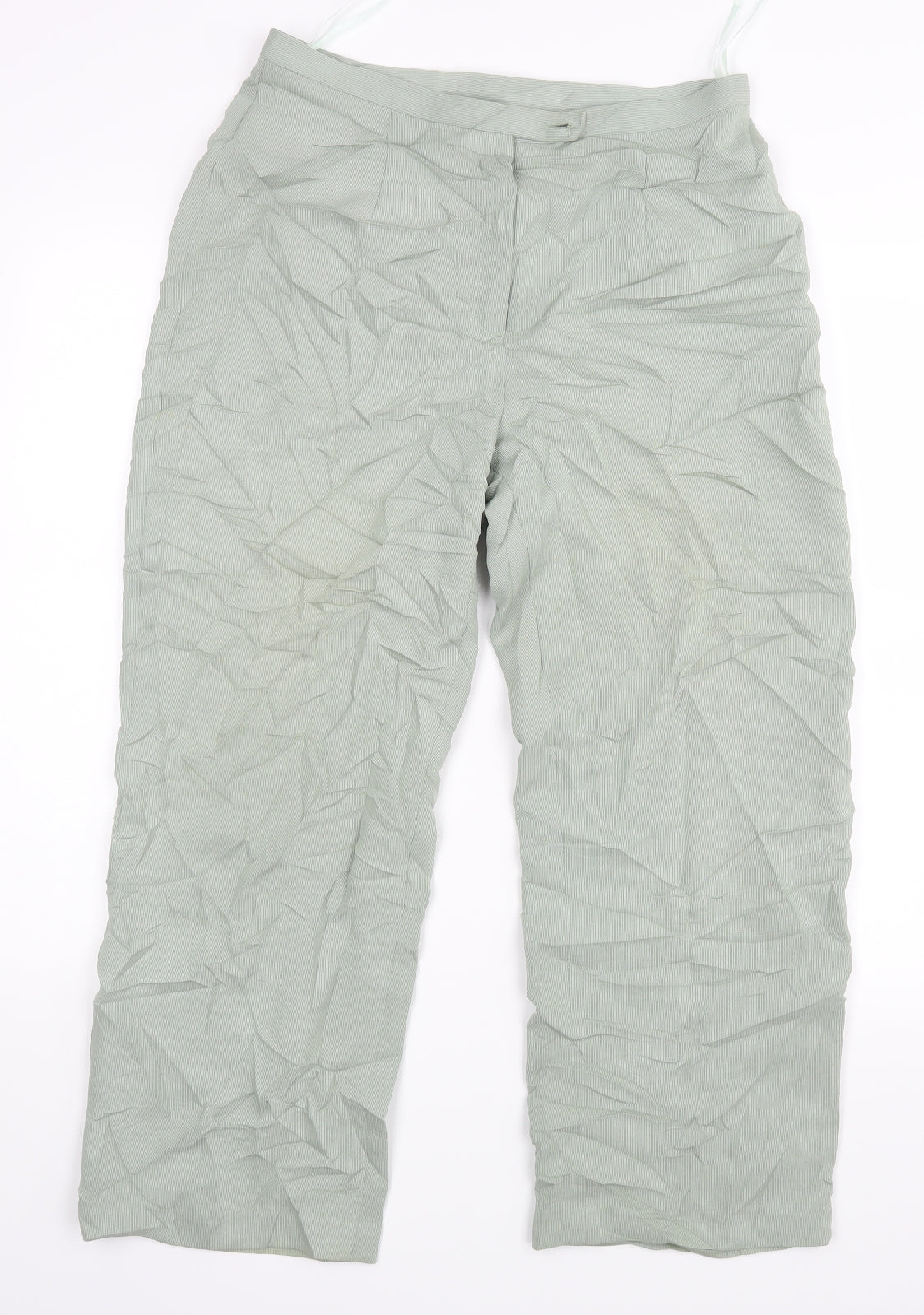 Womens UK Size 14 Principles Regular Fit  Green Trousers