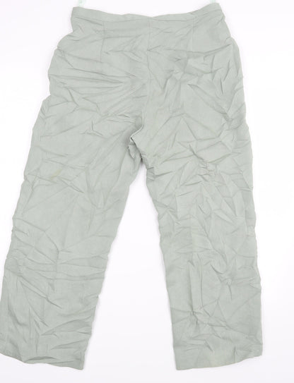 Womens UK Size 14 Principles Regular Fit  Green Trousers