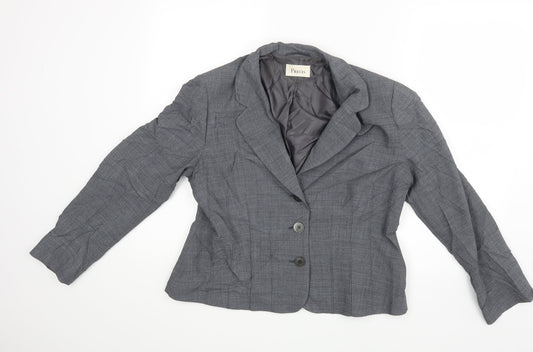Precis Womens Grey   Jacket Blazer Size 14