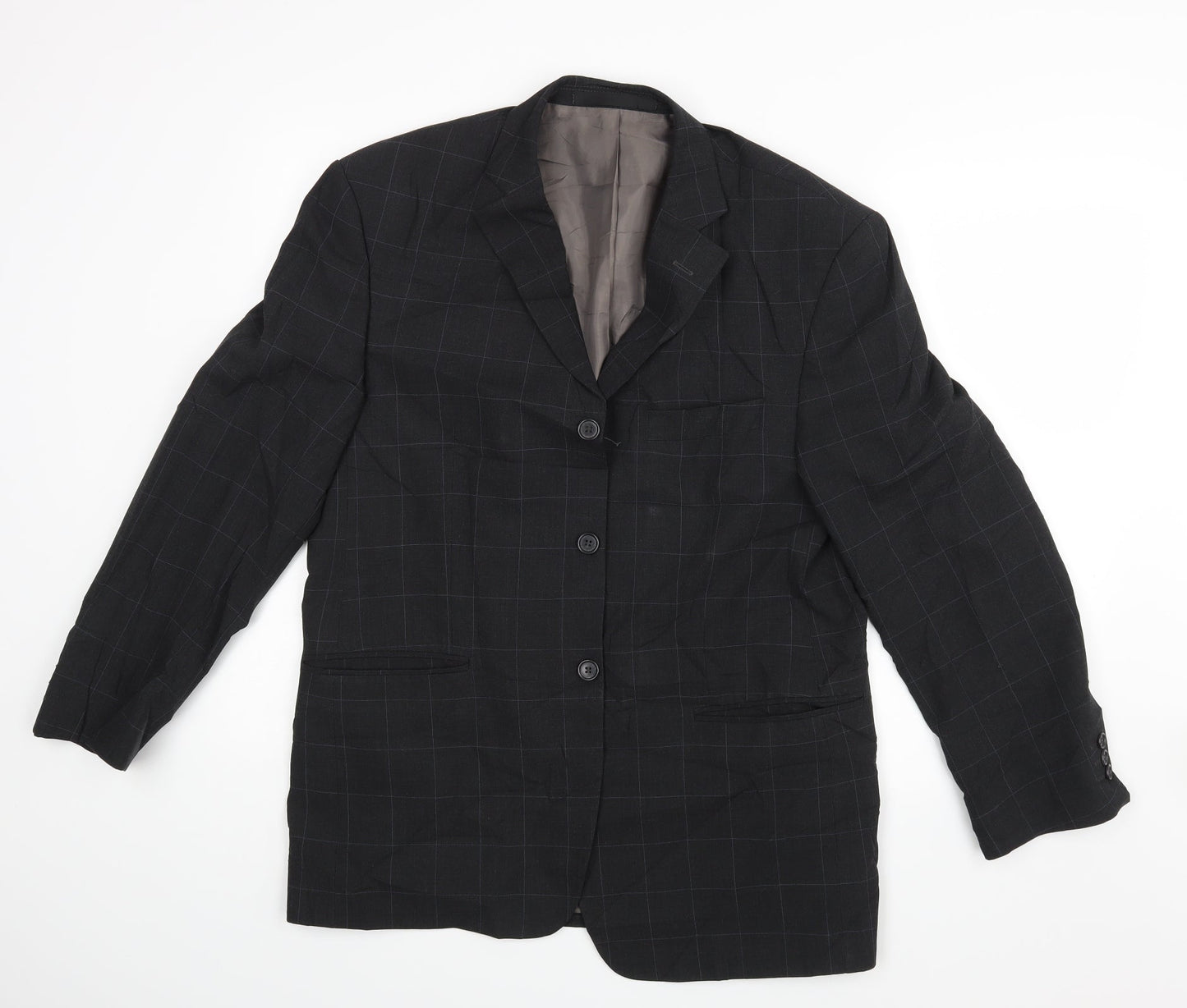 Mens UK Size 44 M&S Regular Grey Suit Jacket