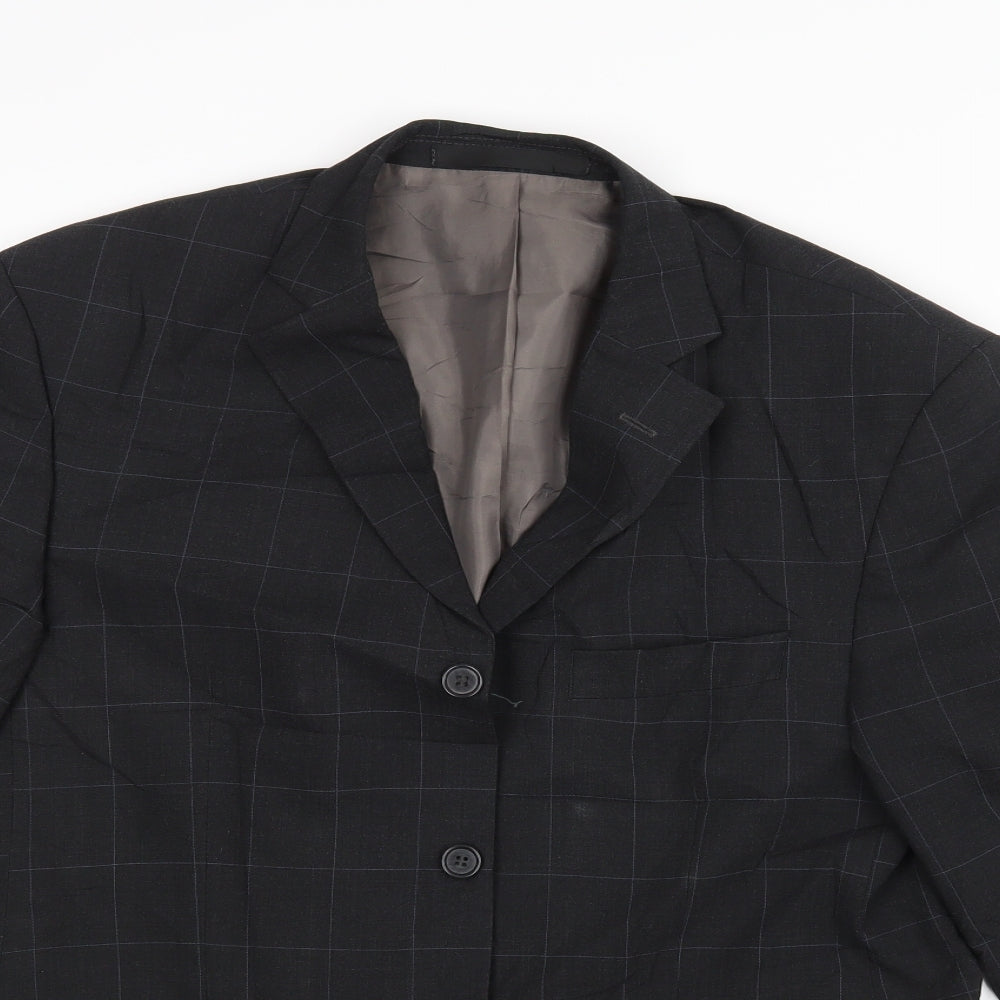 Mens UK Size 44 M&S Regular Grey Suit Jacket
