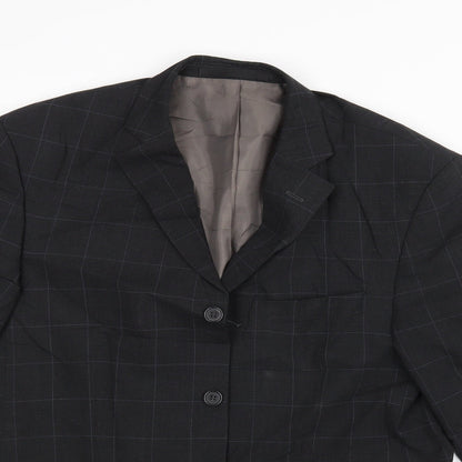 Mens UK Size 44 M&S Regular Grey Suit Jacket