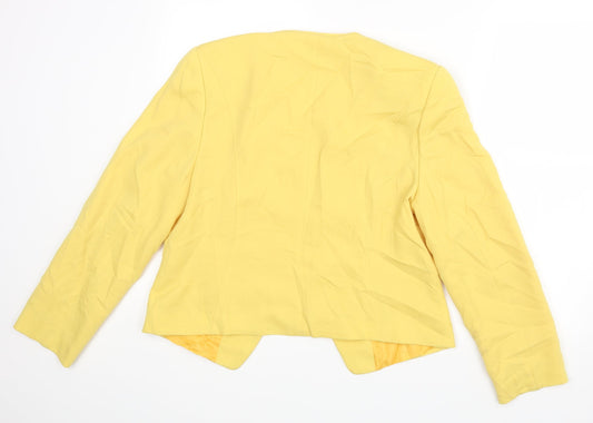 Womens UK Size 38 Bianca Yellow Jacket