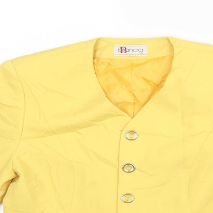 Womens UK Size 38 Bianca Yellow Jacket