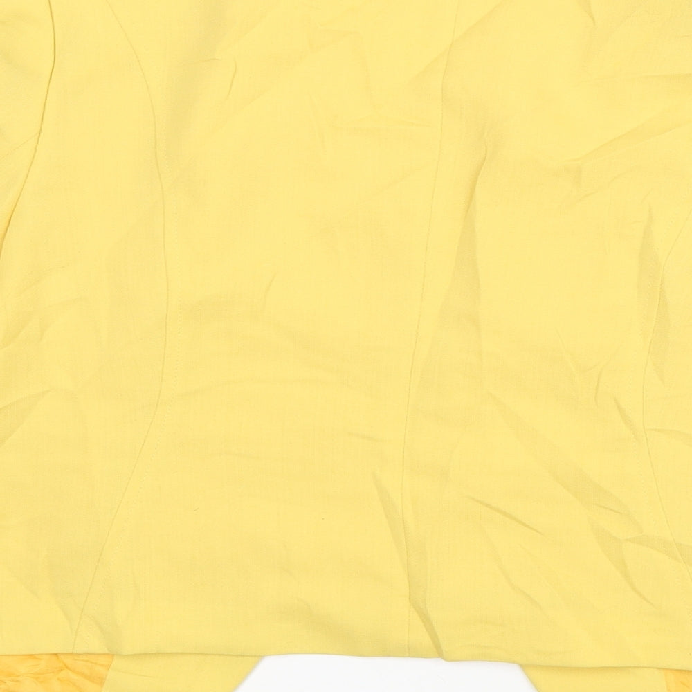 Womens UK Size 38 Bianca Yellow Jacket