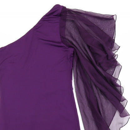 Vicky Martin Womens Purple   Pencil Dress  Size 8