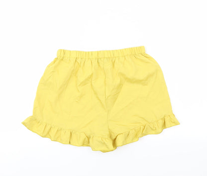 Boohoo Womens Yellow   Cargo Shorts Size 6