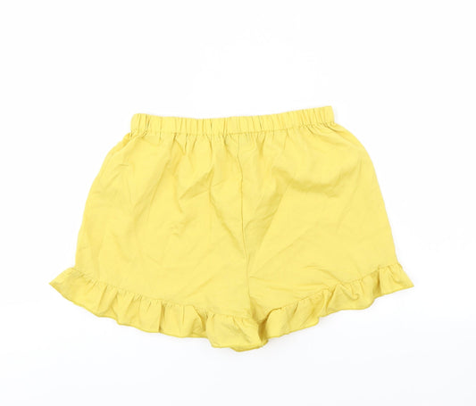 Boohoo Womens Yellow   Cargo Shorts Size 6