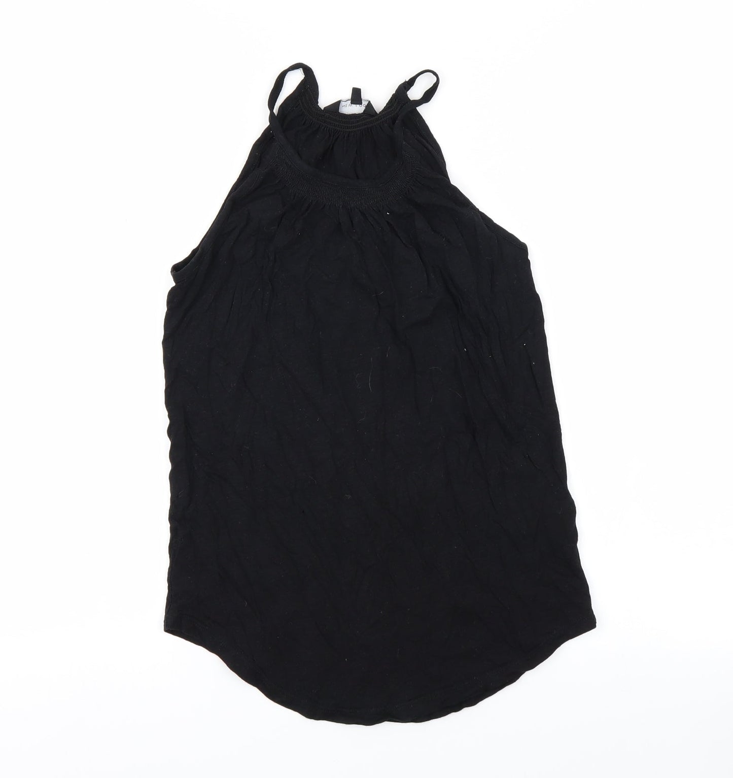 Womens UK Size 6 NEWLOOK Black Basic T-Shirt