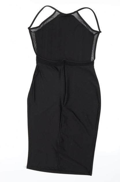 Preworn Womens Black   Pencil Dress  Size M