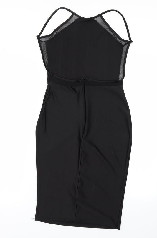 Preworn Womens Black   Pencil Dress  Size M