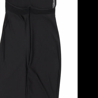 Preworn Womens Black   Pencil Dress  Size M