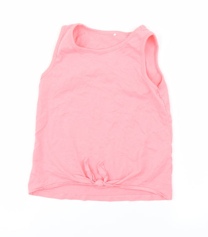 George Girls Pink   Camisole T-Shirt Size 8-9 Years