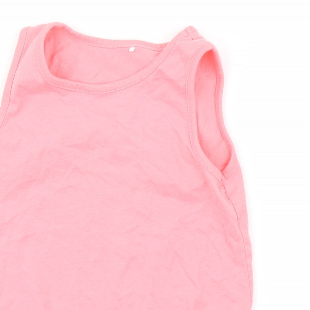 George Girls Pink   Camisole T-Shirt Size 8-9 Years