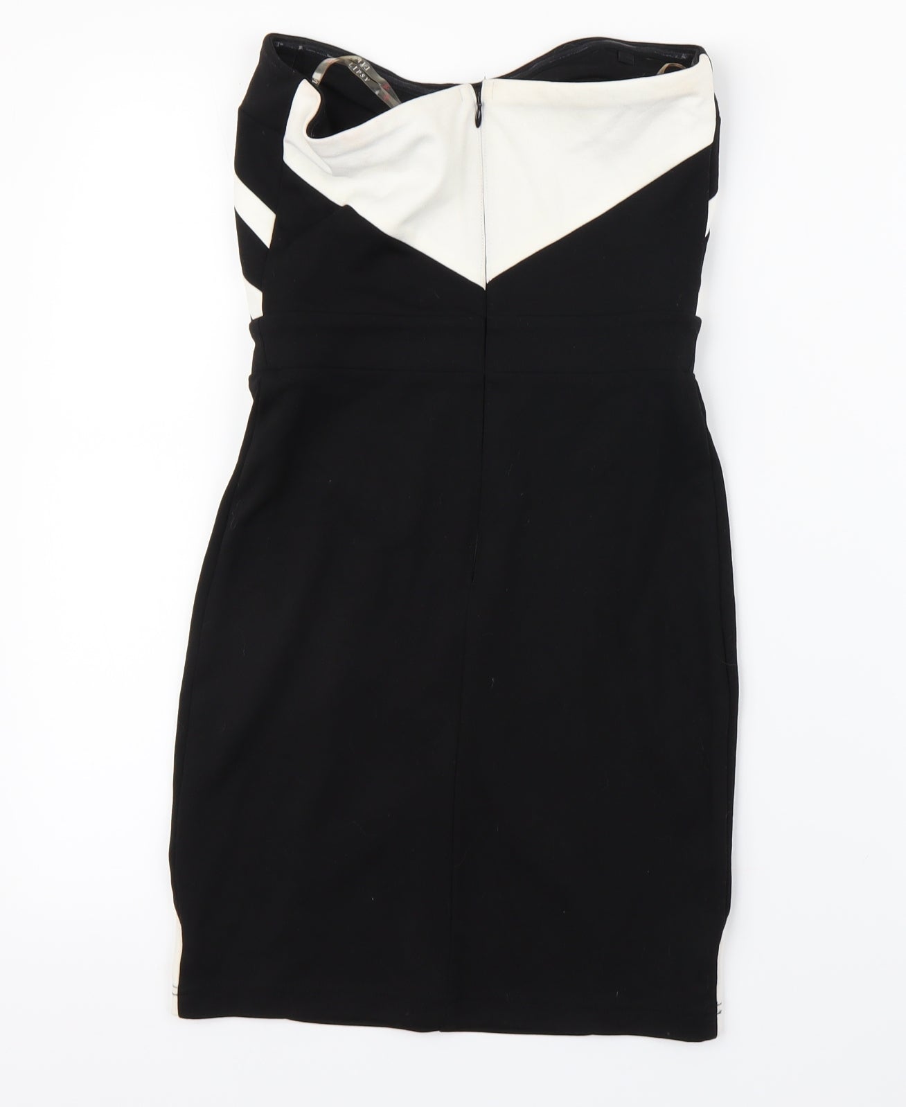 Lispy Womens Black Argyle/Diamond  Pencil Dress  Size 8