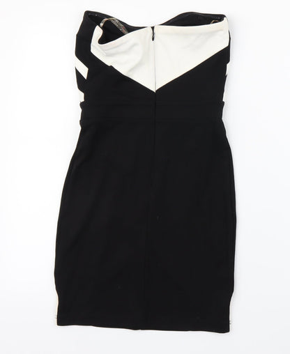 Lispy Womens Black Argyle/Diamond  Pencil Dress  Size 8