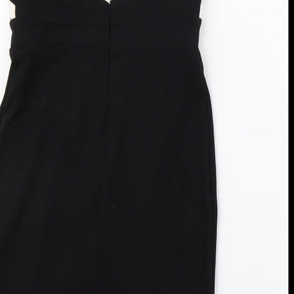 Lispy Womens Black Argyle/Diamond  Pencil Dress  Size 8