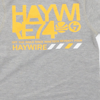 hay wire Boys Grey   Basic Polo Size 6-7 Years  - HAY WIRE
