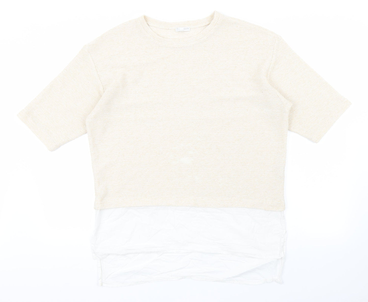 Womens UK Size M Zara Pink Pullover Jumper