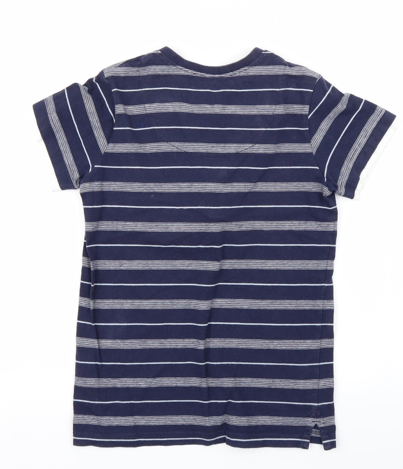 NEXT Boys Blue Striped  Basic Button-Up Size 9 Years